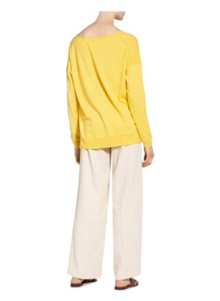 Closed Pullover Mit Leinen gelb