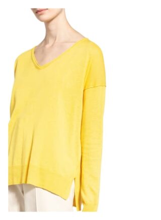 Closed Pullover Mit Leinen gelb