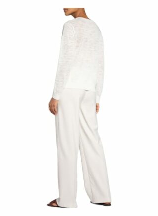 Closed Pullover Mit Leinen weiss