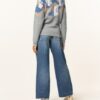 closed Pullover Damen, Grau