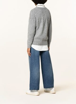 closed Pullover Damen, Grau