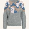 closed Pullover Damen, Grau