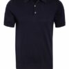 Closed Strick-Poloshirt blau