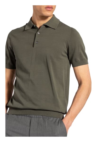 Closed Strick-Poloshirt gruen Closed Strick-Poloshirt gruen