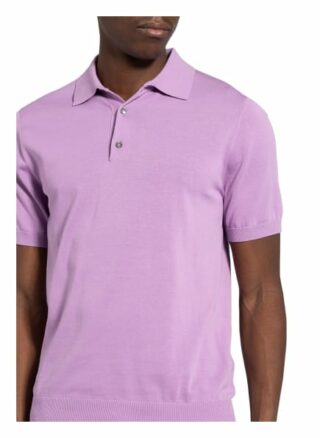 closed Poloshirt Herren, Lila