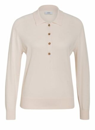 Closed Strick-Poloshirt violett