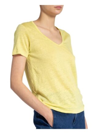 Closed T-Shirt Aus Leinen gelb