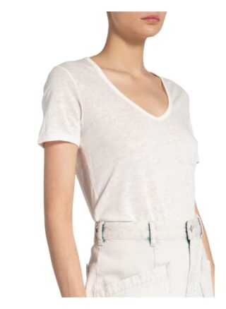 Closed T-Shirt Aus Leinen weiss