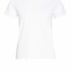 Closed T-Shirt Mit Leinen weiss