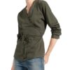 Closed Wickelbluse Amelia gruen