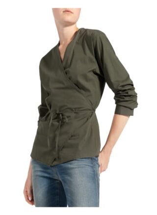 Closed Wickelbluse Amelia gruen