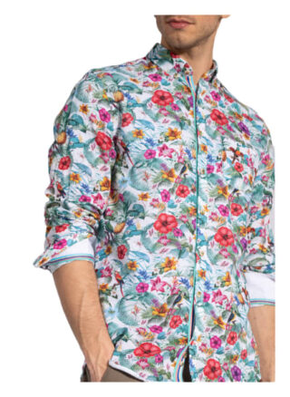 Colours & Sons Hemd Leon Modern Fit gruen