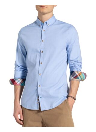 Colours & Sons Hemd Peter Slim Fit blau