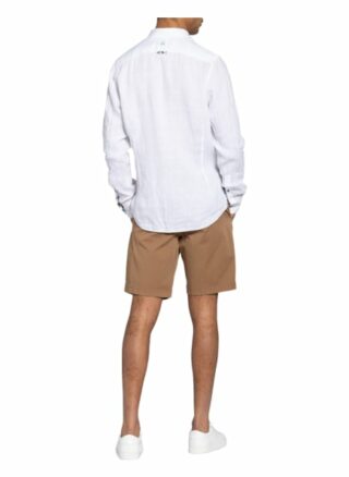 COLOURS & SONS Liam Leinenhemd Herren, Weiß