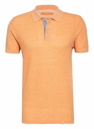 COLOURS & SONS Piqué-Poloshirt Herren, Orange
