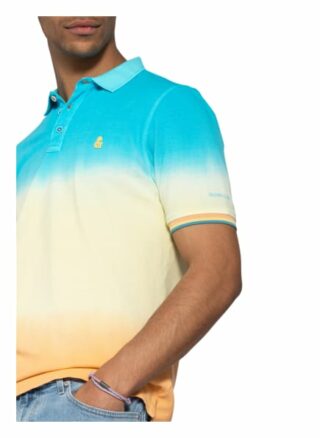 COLOURS & SONS Phil Pique-Poloshirt Herren, Blau