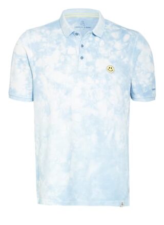 COLOURS & SONS Phil Pique-Poloshirt Herren, Blau