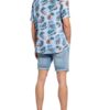 Colours & Sons Resorthemd Yuri Regular Fit blau