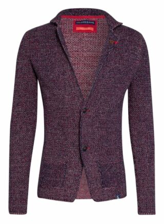 Colours & Sons Strickjacke Sting violett