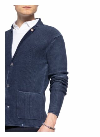 Colours & Sons Strickjacke blau