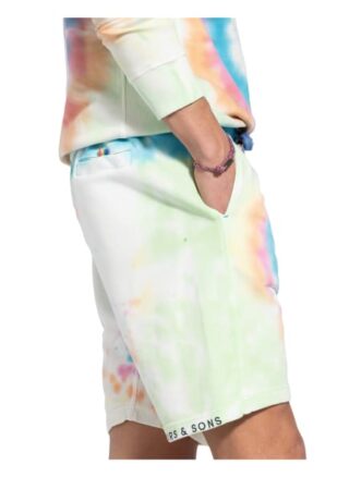 Colours & Sons Sweatshorts Batik blau