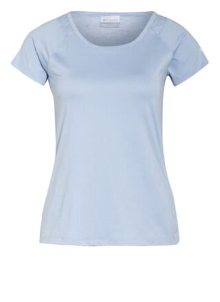 Columbia T-Shirt Peak To Point™ Mit Mesh-Einsatz blau