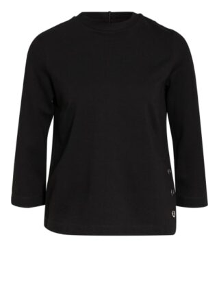 Comma Blusenshirt Mit 3/4-Arm schwarz