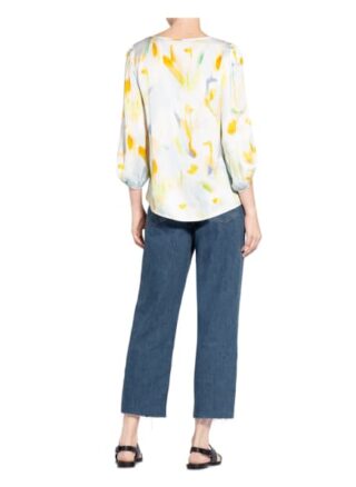 Comma Blusenshirt Mit 3/4-Arm weiss