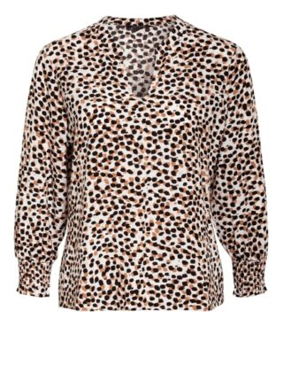 Comma Blusenshirt braun