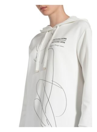 Comma Hoodie weiss