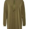 Comma Oversized-Hoodie gruen