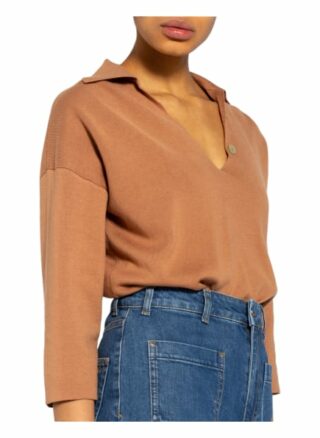 Comma Pullover Mit 3/4-Arm braun