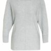 Comma Pullover Mit 3/4-Arm grau