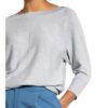 Comma Pullover Mit 3/4-Arm grau