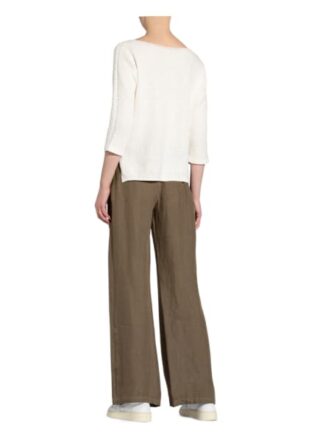 Comma Pullover Mit 3/4-Arm weiss