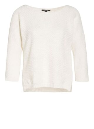 Comma Pullover Mit 3/4-Arm weiss