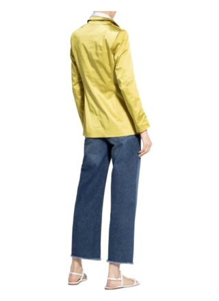 Comma Satinblazer gruen