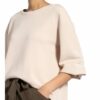 Comma Sweatshirt Mit 3/4-Arm beige