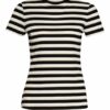 Comma T-Shirt Mit Glitzergarn schwarz