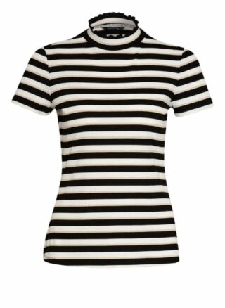 Comma T-Shirt Mit Glitzergarn schwarz