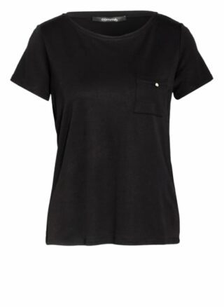 Comma T-Shirt schwarz