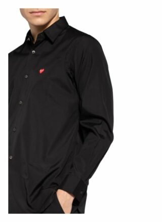 COMME des GARÇONS PLAY Casual-Hemd Herren, Schwarz