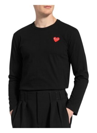 Comme Des Garçons Play Longsleeve schwarz