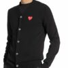 Comme Des Garçons Play Strickjacke schwarz