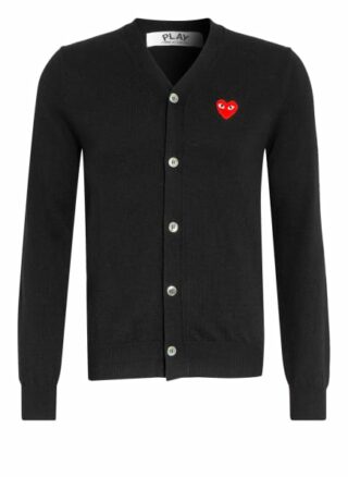 Comme Des Garçons Play Strickjacke schwarz