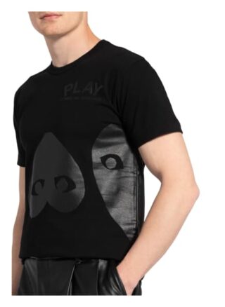 COMME des GARÇONS PLAY T-Shirt Herren, Schwarz