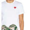 COMME des GARÇONS PLAY T-Shirt Herren, Weiß