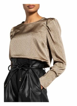 Copenhagen Muse Blusenshirt Lines braun