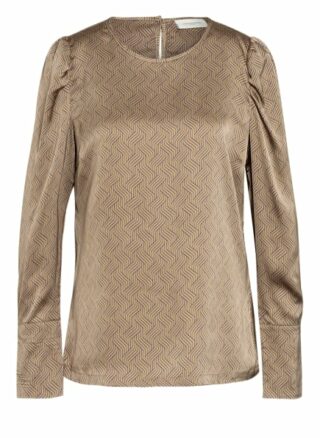 Copenhagen Muse Blusenshirt Lines braun