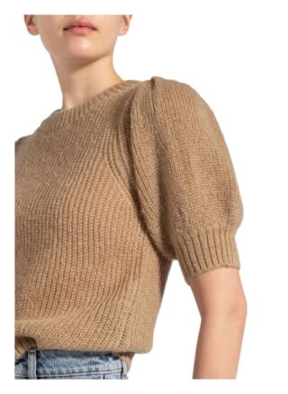 Copenhagen Muse Kurzarmpullover Diva braun